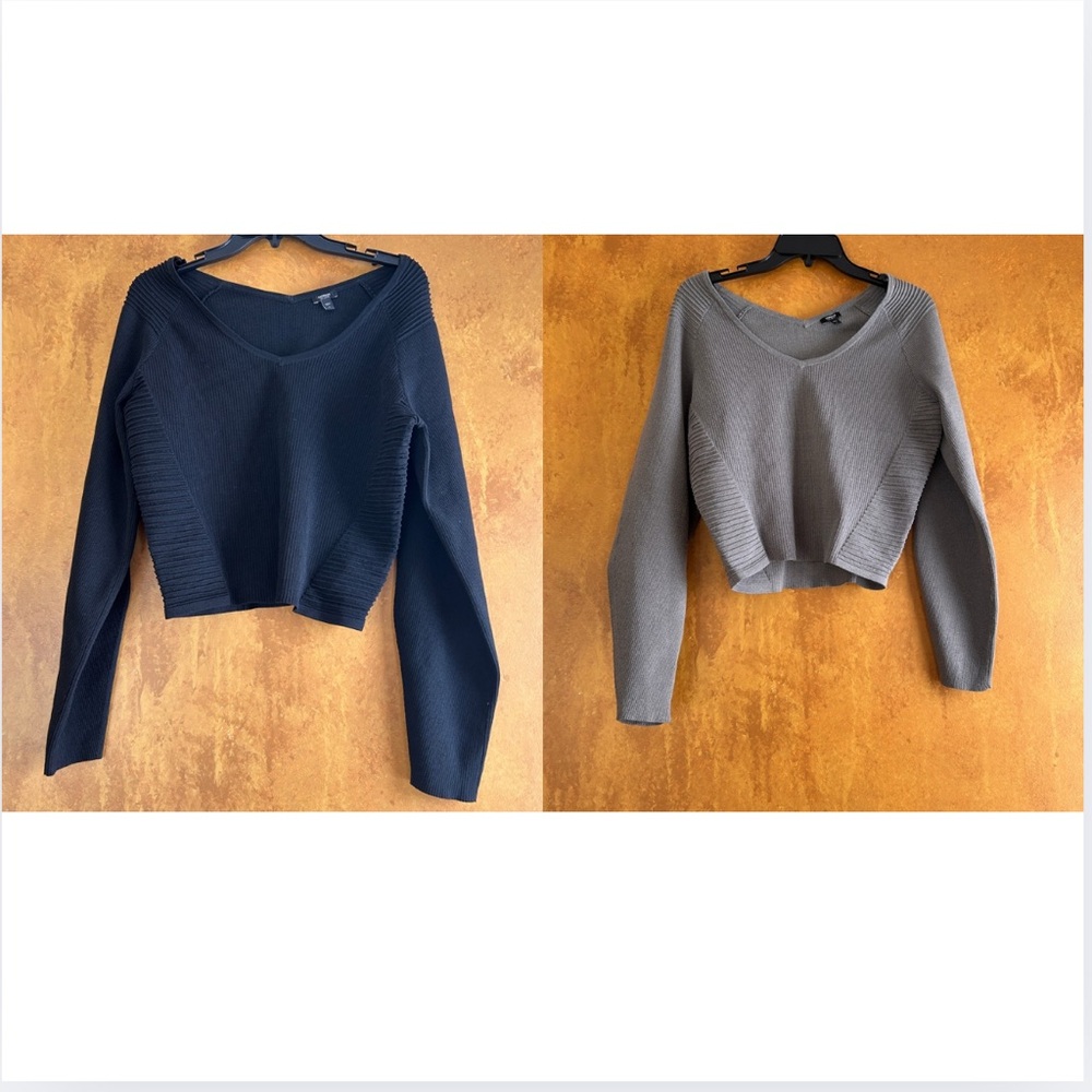 Women's Sweater Set - Black and Gray
